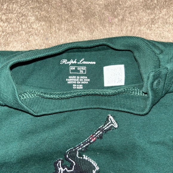 RALPH LAUREN Big Pony Jersey Tee & Fleece Pant Set - Picture 10 of 12